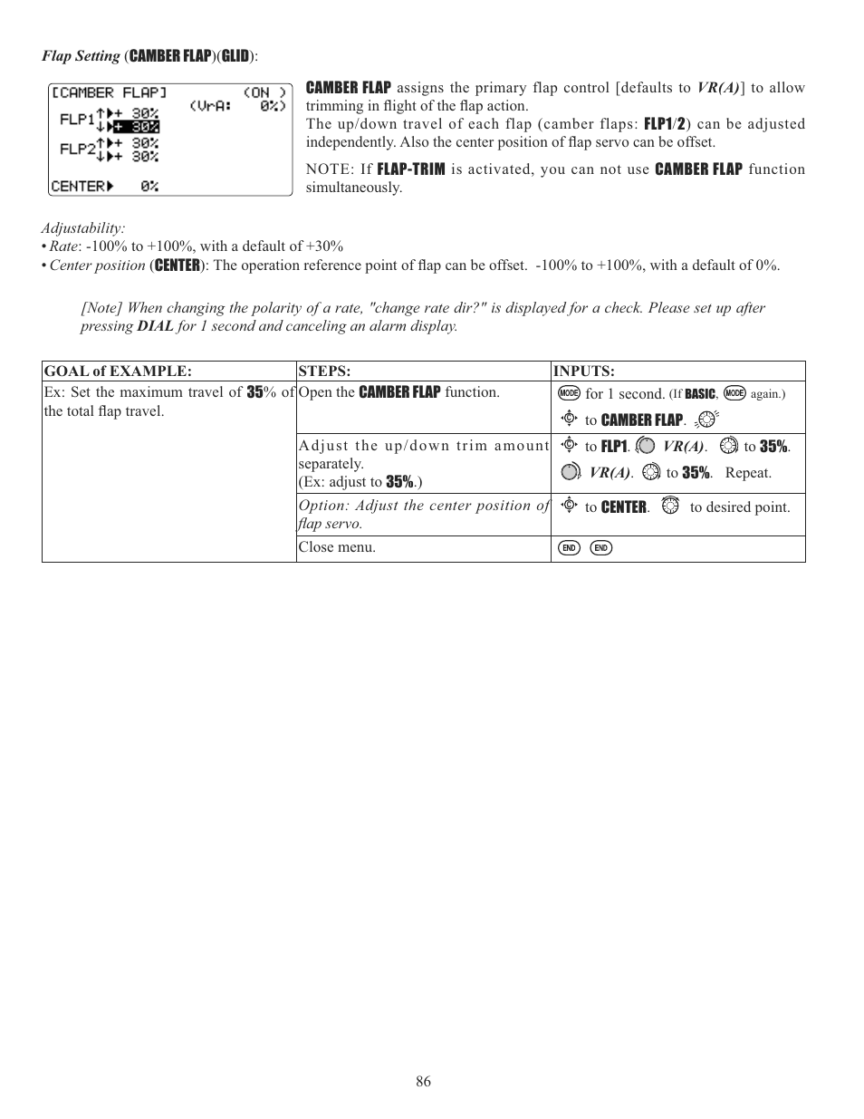 Futaba 10C 2.4GHz User Manual | Page 86 / 119