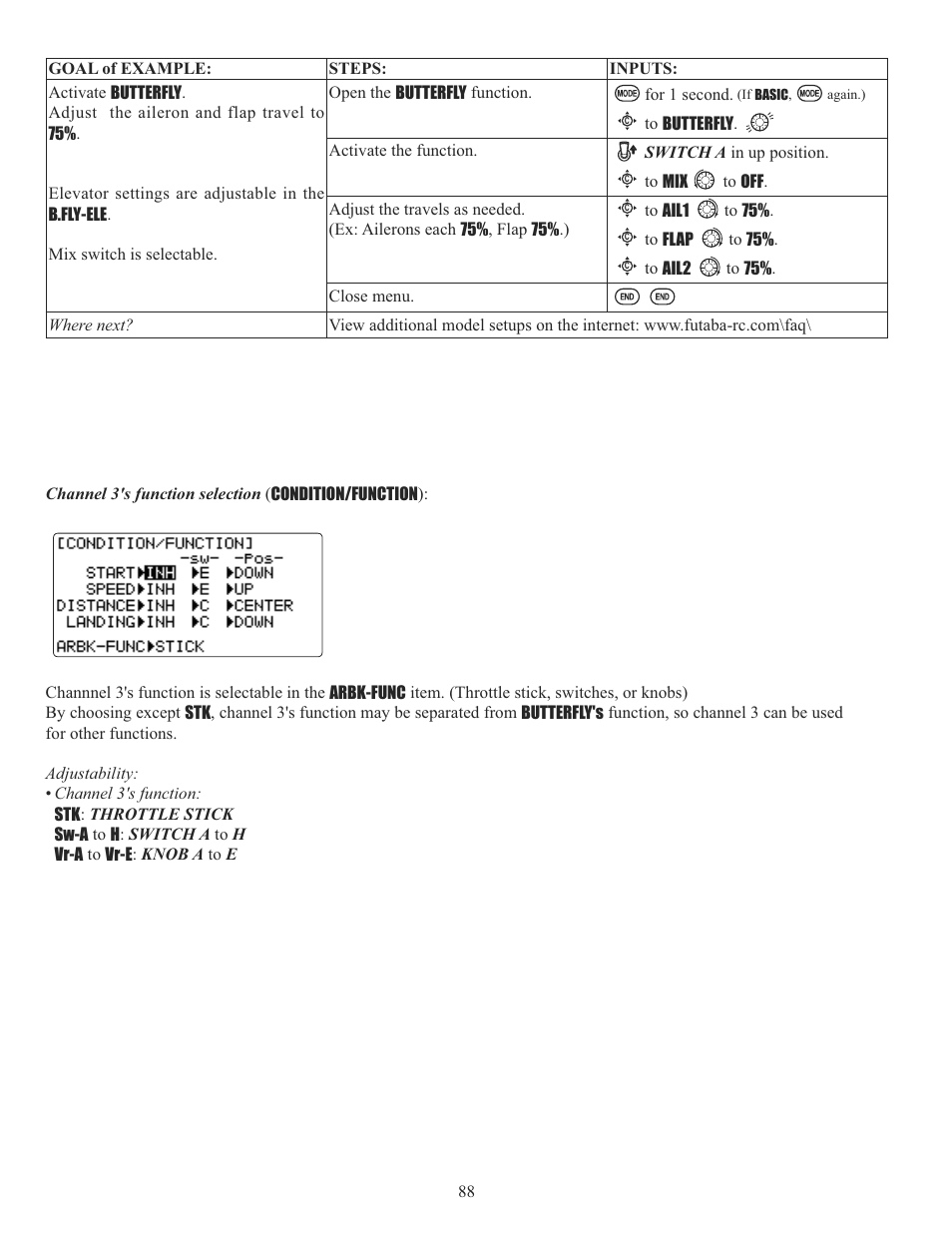 Futaba 10C 2.4GHz User Manual | Page 88 / 119