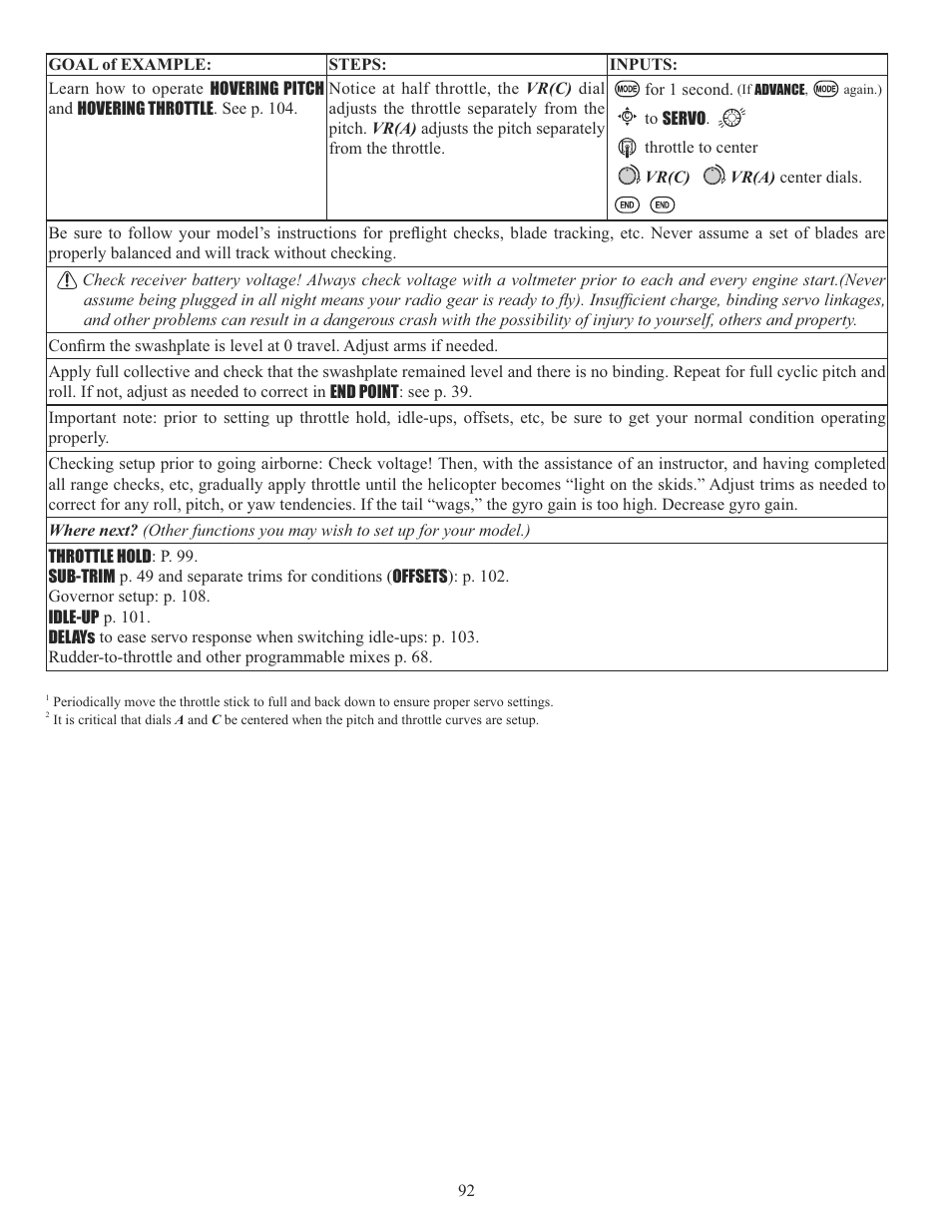 Futaba 10C 2.4GHz User Manual | Page 92 / 119