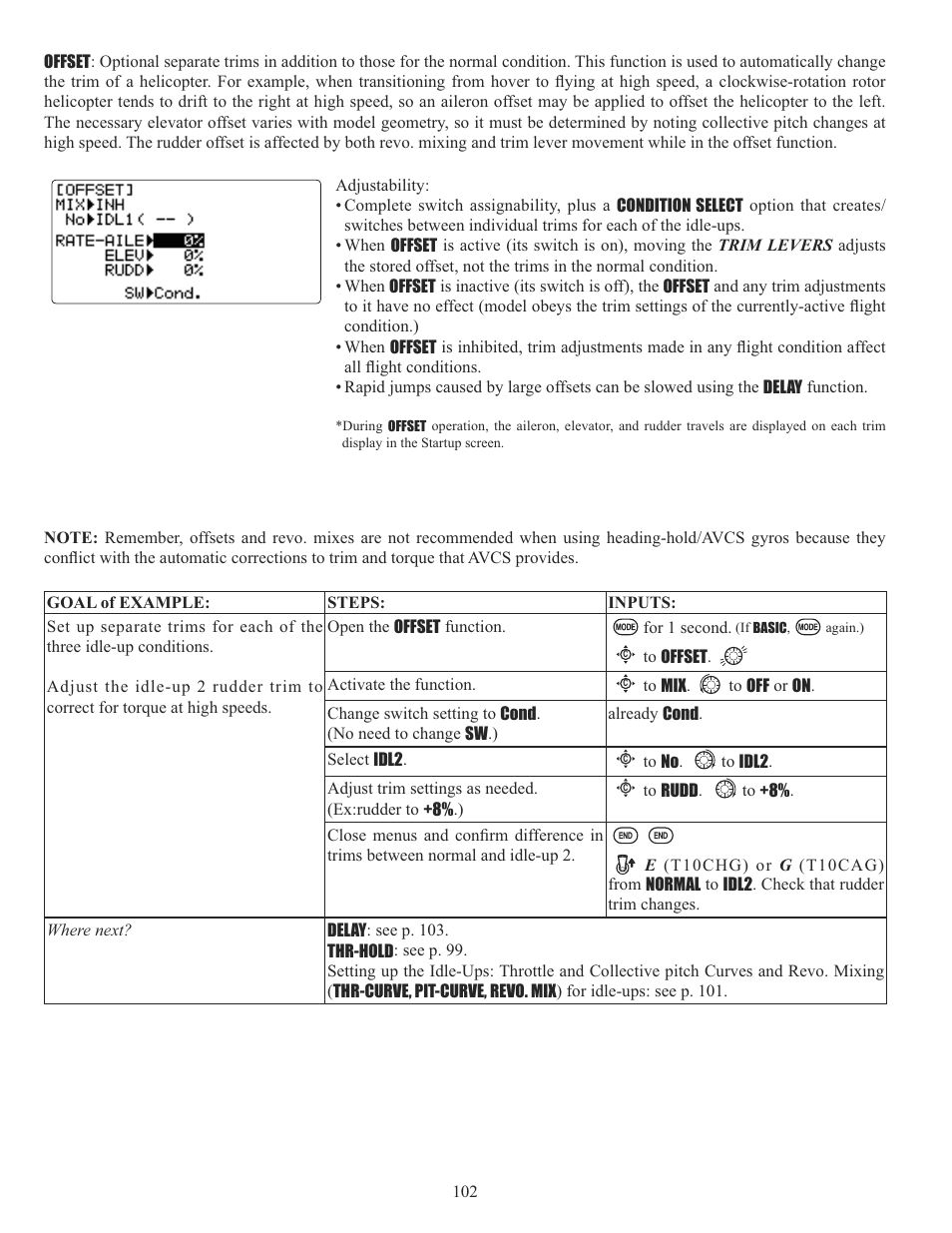Futaba 10CG 2.4GHz User Manual | Page 102 / 119