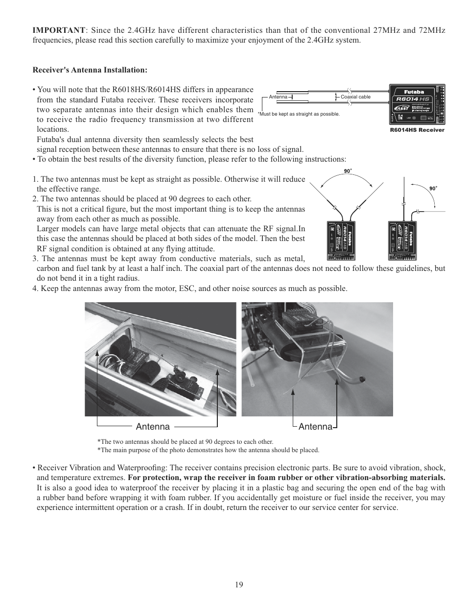 Futaba 10CG 2.4GHz User Manual | Page 19 / 119