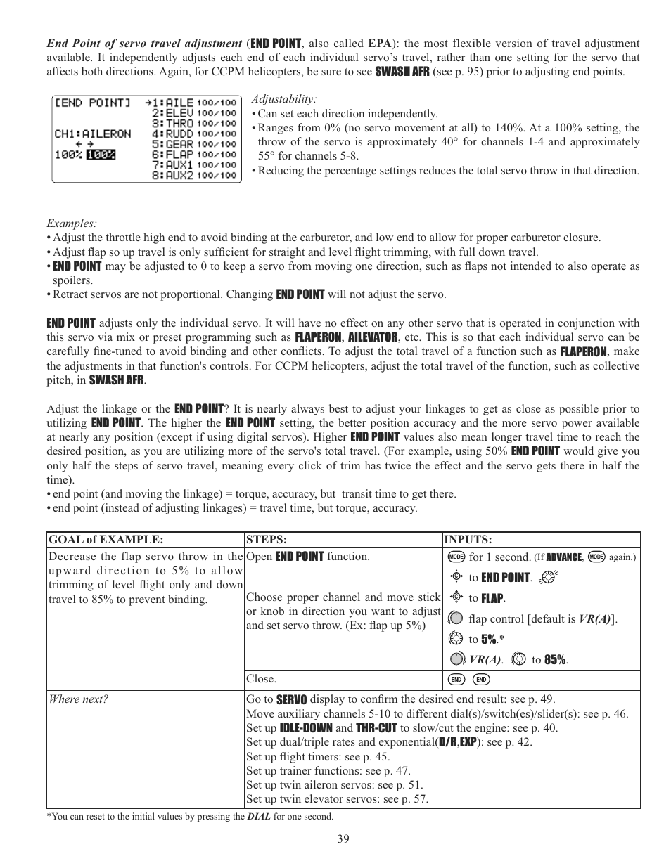 Futaba 10CG 2.4GHz User Manual | Page 39 / 119