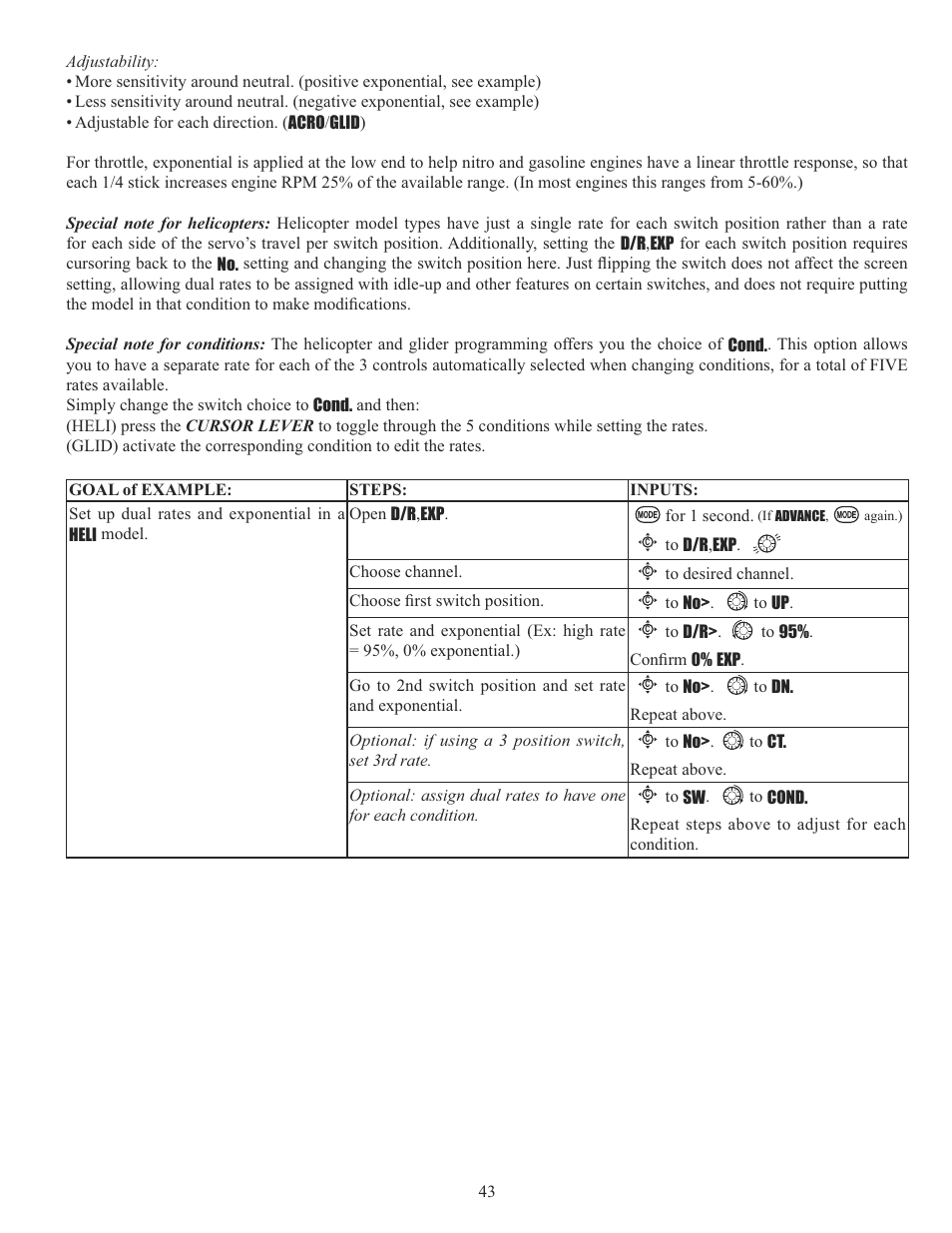 Futaba 10CG 2.4GHz User Manual | Page 43 / 119