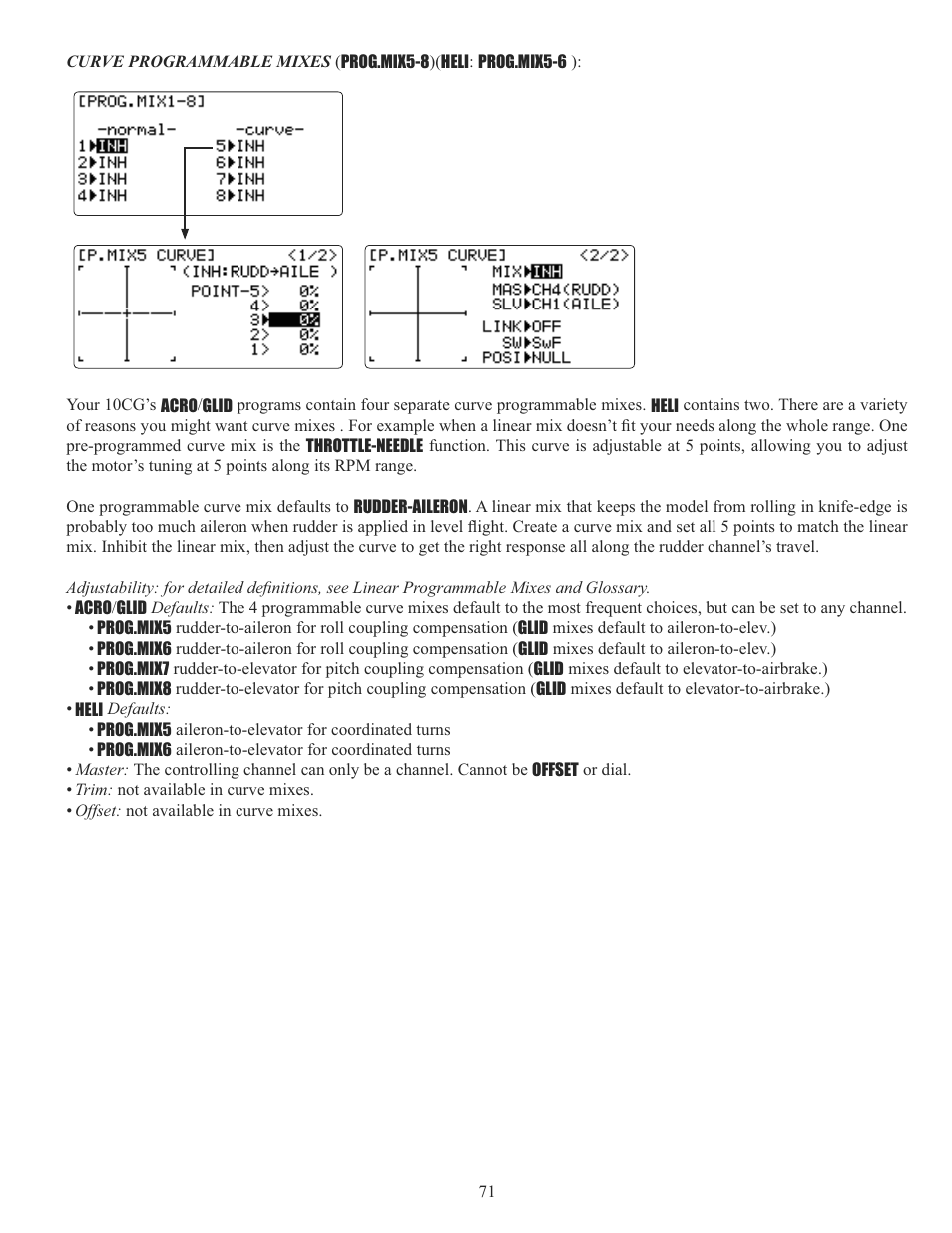 Futaba 10CG 2.4GHz User Manual | Page 71 / 119