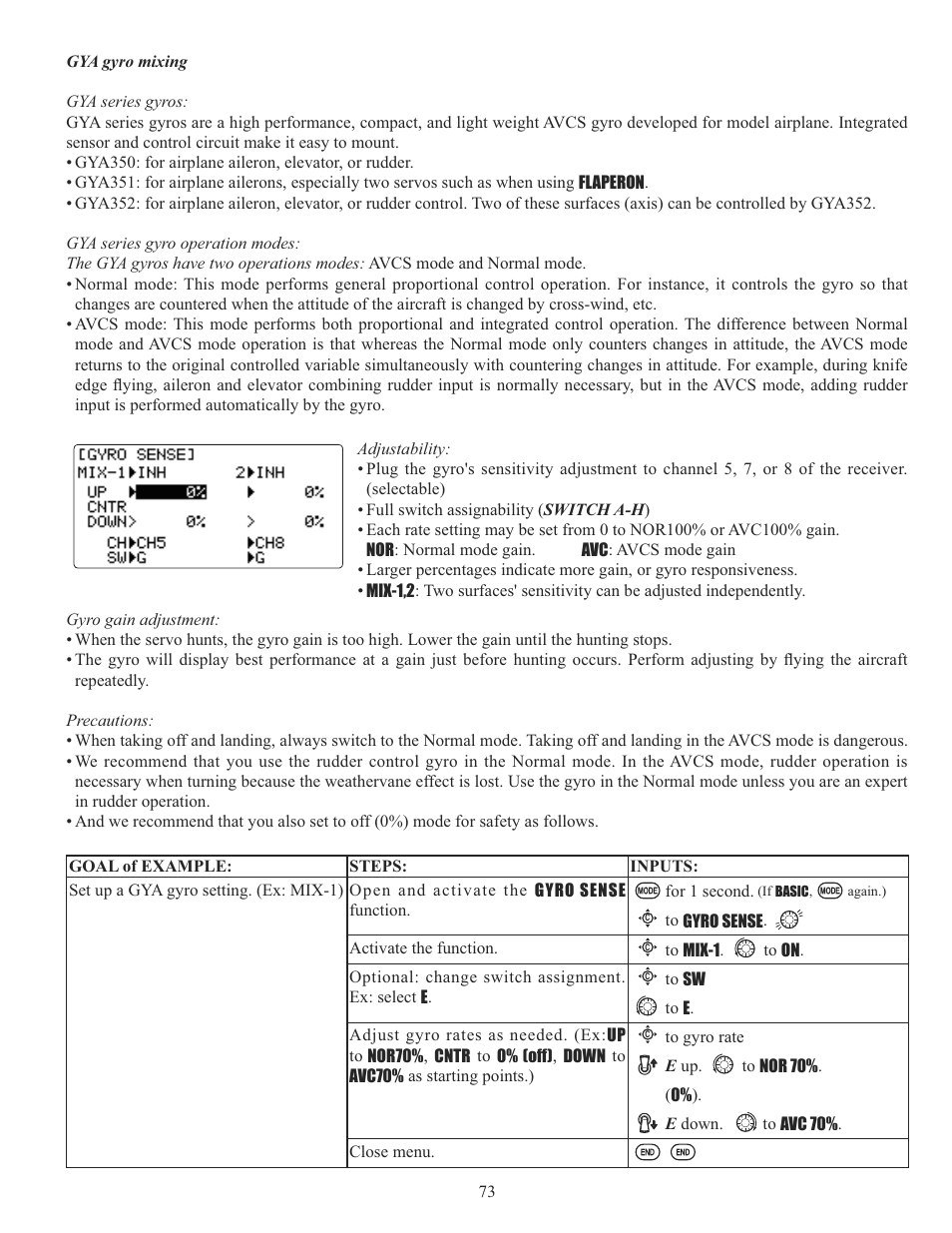 Futaba 10CG 2.4GHz User Manual | Page 73 / 119