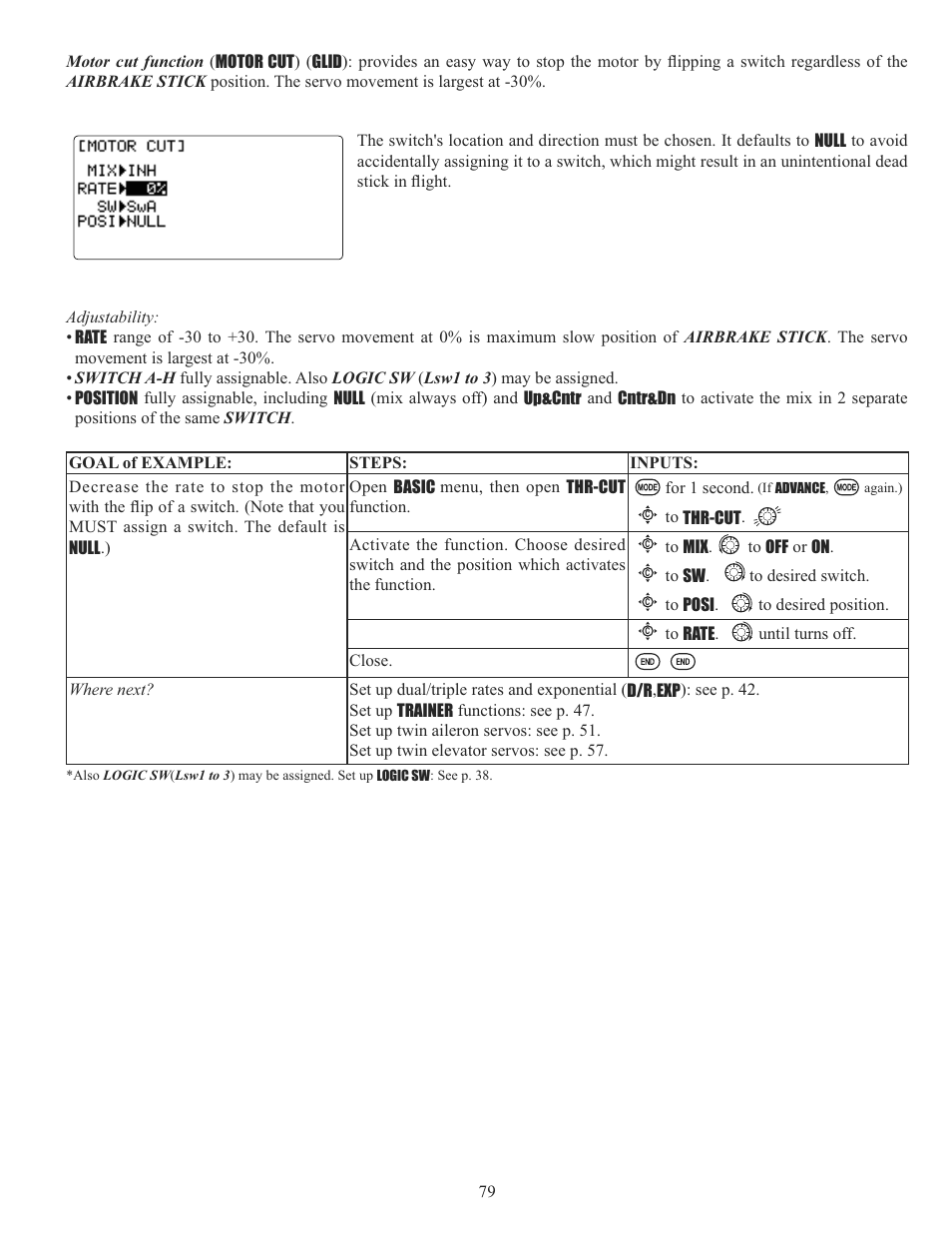 Futaba 10CG 2.4GHz User Manual | Page 79 / 119