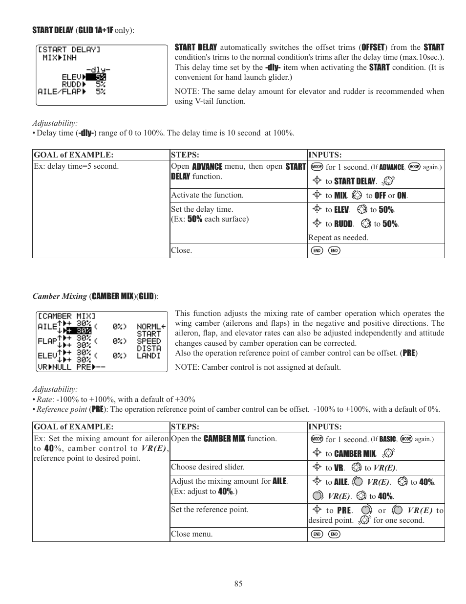 Futaba 10CG 2.4GHz User Manual | Page 85 / 119