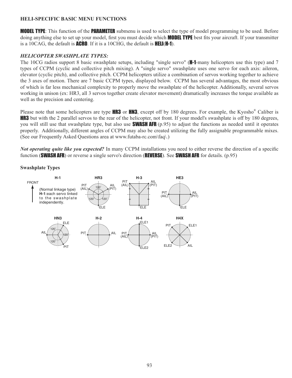 Futaba 10CG 2.4GHz User Manual | Page 93 / 119