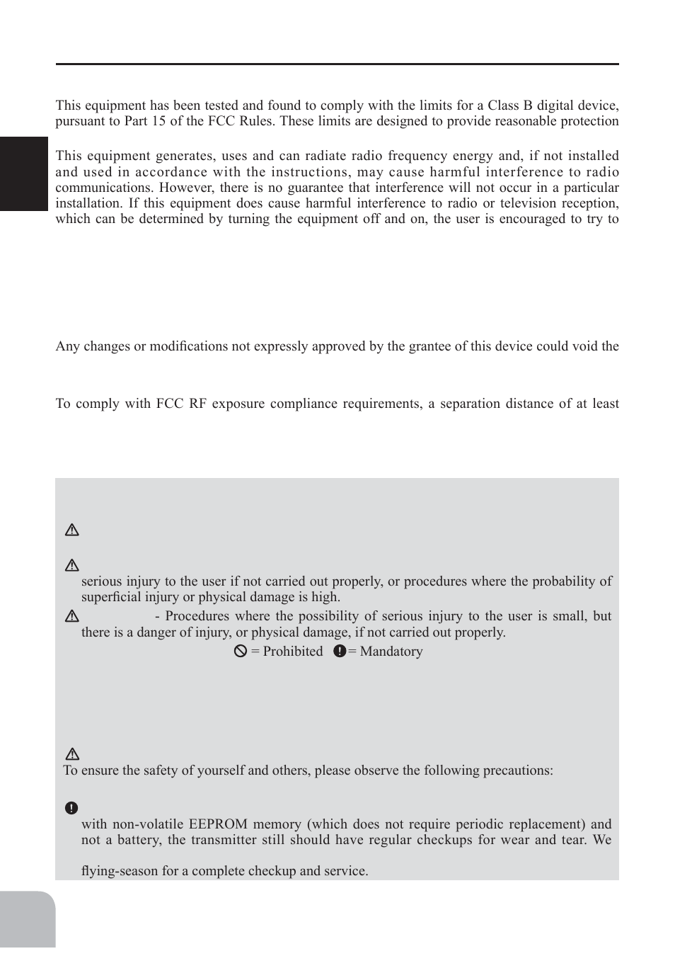 Futaba 10J User Manual | Page 8 / 175