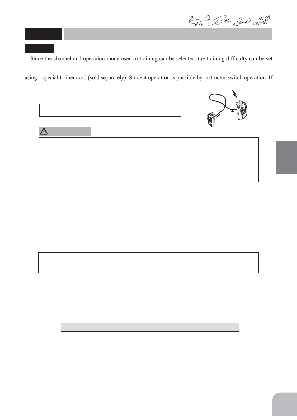 Caution | Futaba 10J User Manual | Page 93 / 175