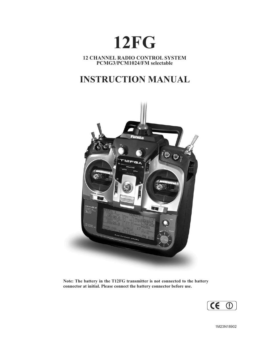 Futaba 12FG User Manual | 127 pages