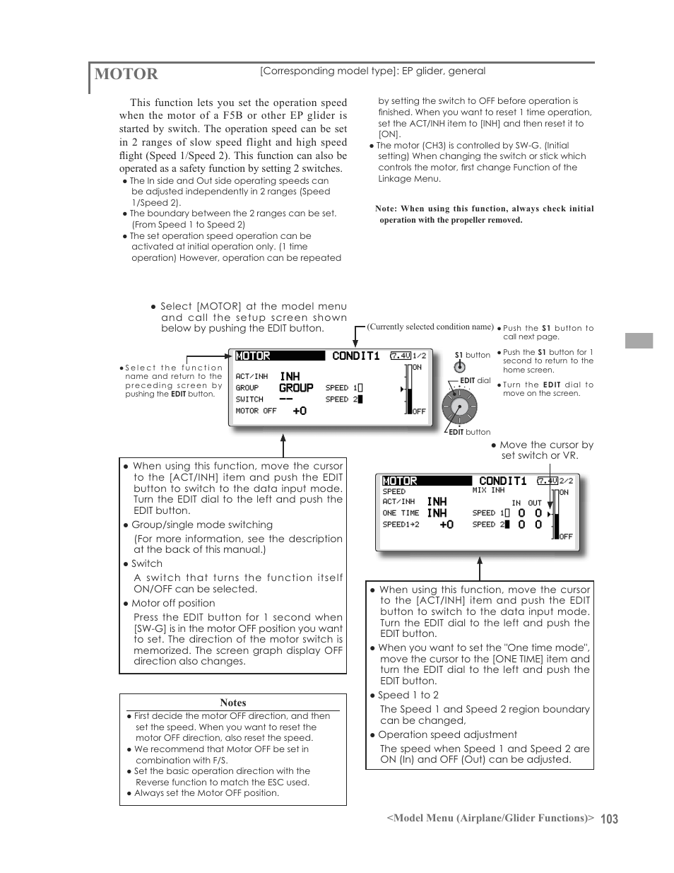 Motor | Futaba 12FG User Manual | Page 103 / 127