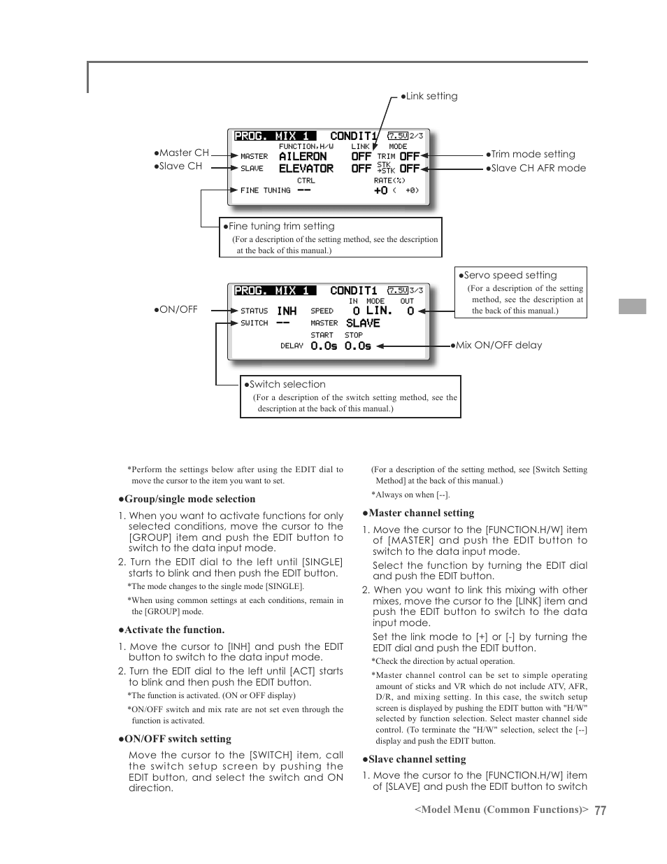 Futaba 12FG User Manual | Page 77 / 127