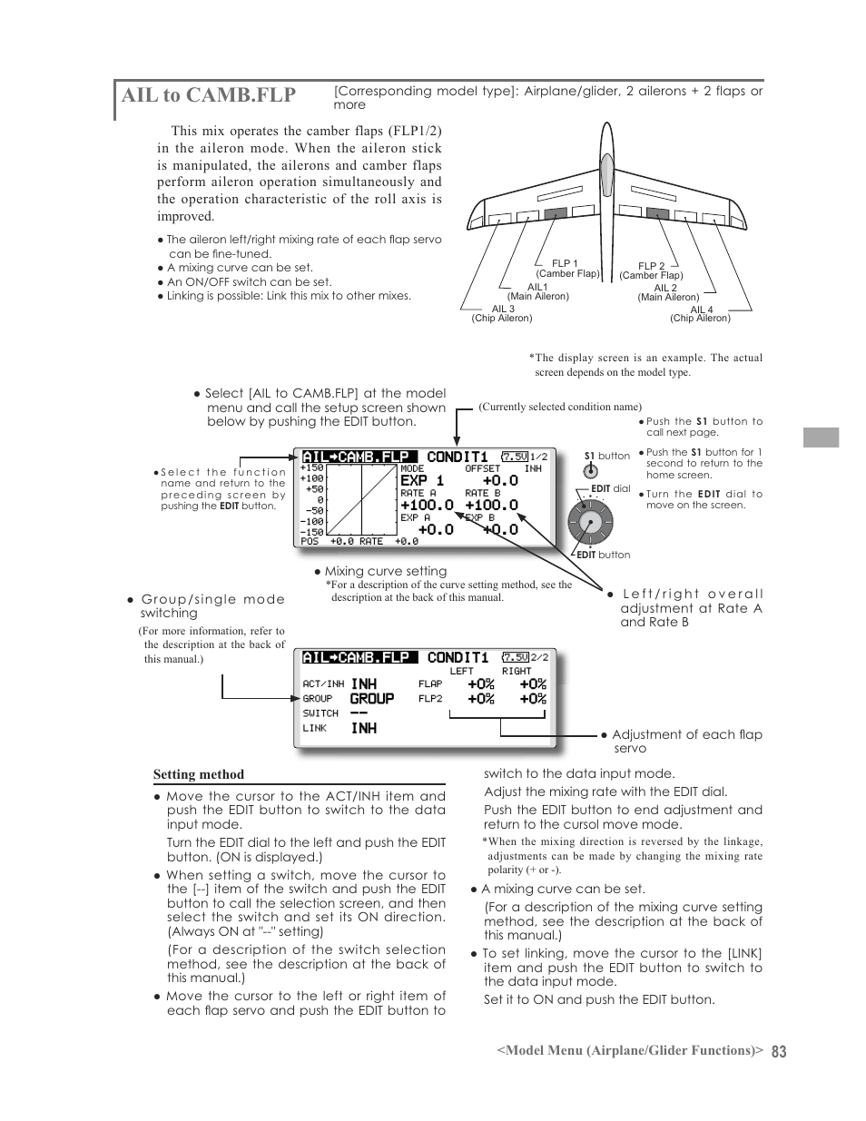 Ail to camb.flp | Futaba 12FG User Manual | Page 83 / 127