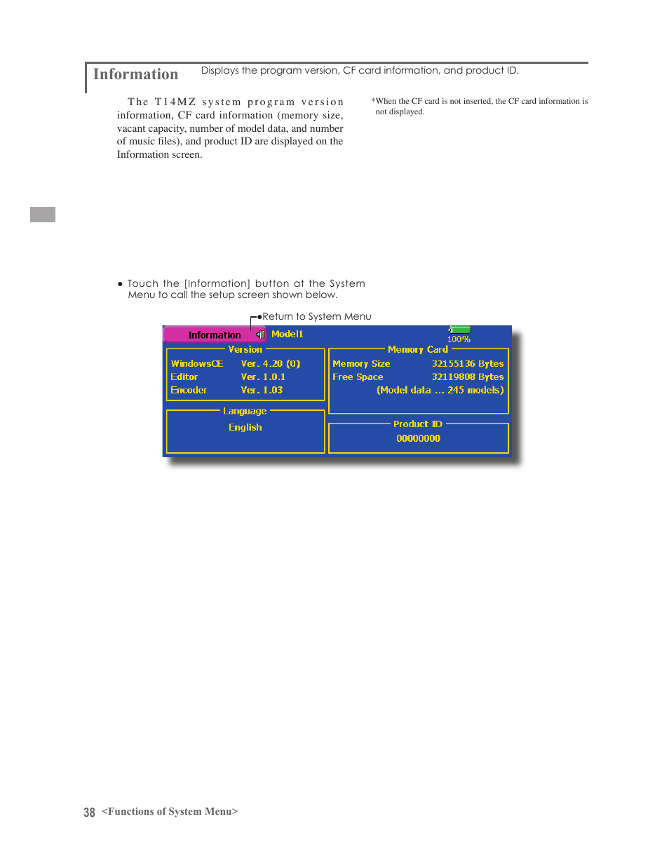 Information | Futaba 14MZ User Manual | Page 38 / 127