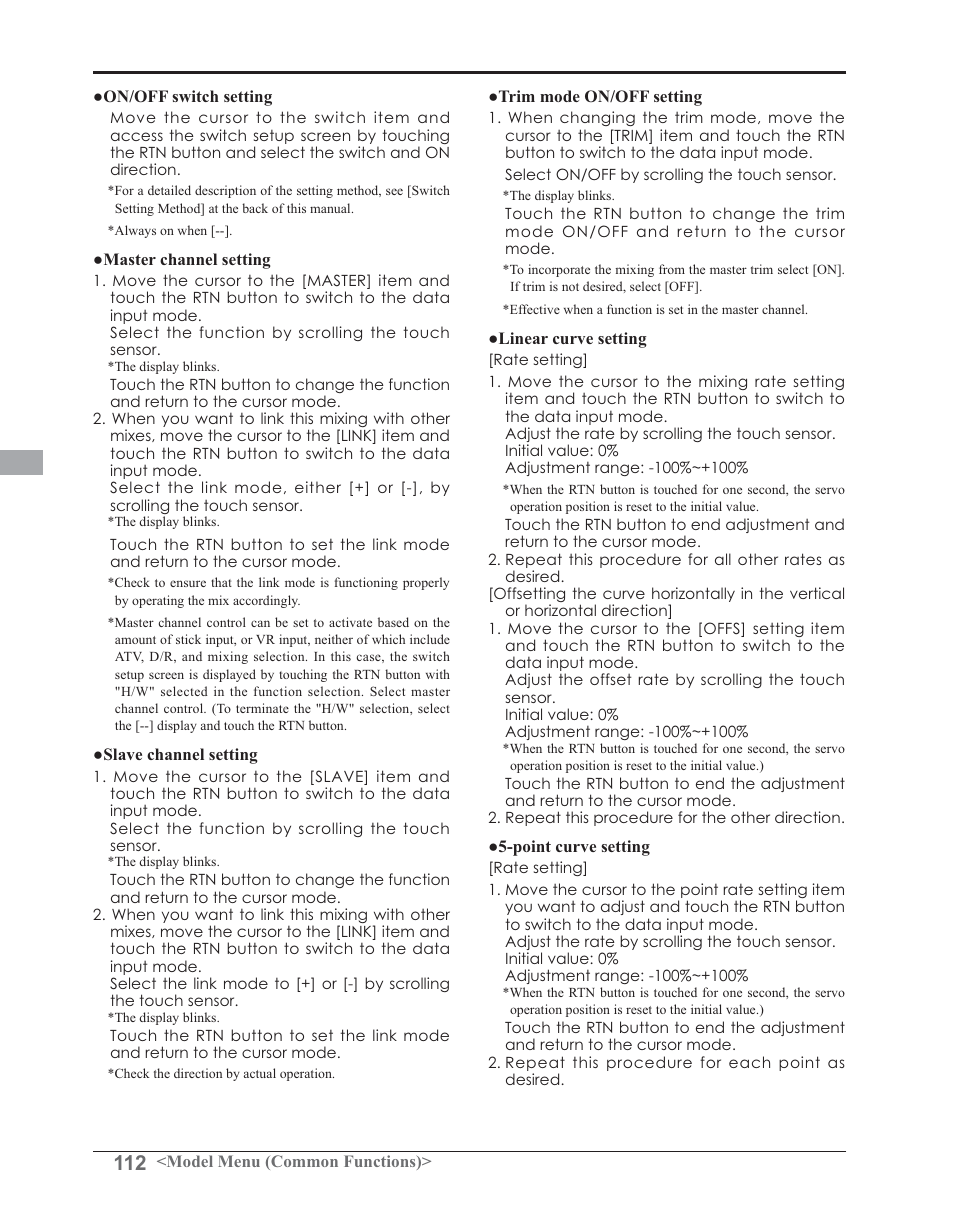 Futaba 14SG 2.4GHz User Manual | Page 113 / 169