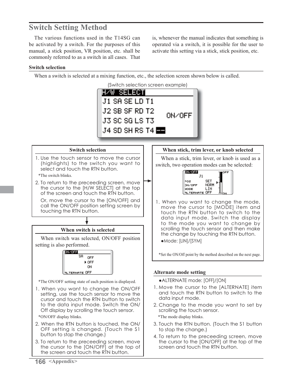 6zlwfk 6hwwlqj 0hwkrg | Futaba 14SG 2.4GHz User Manual | Page 167 / 169