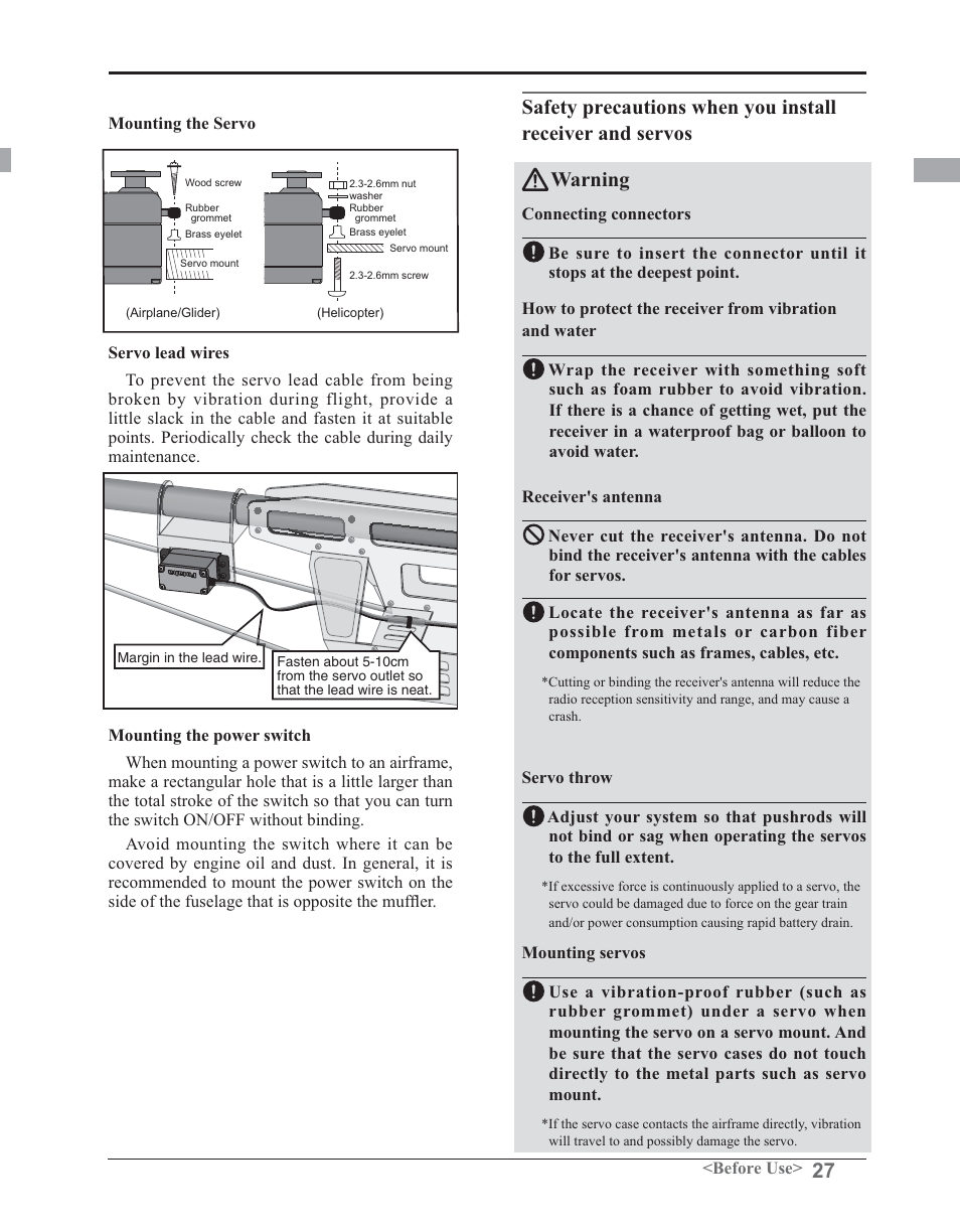 Futaba 14SG 2.4GHz User Manual | Page 28 / 169