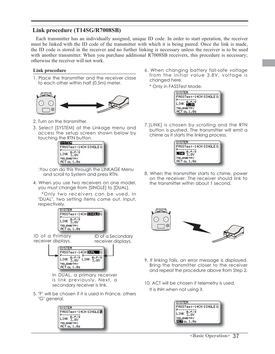 Futaba 14SG 2.4GHz User Manual | Page 38 / 169