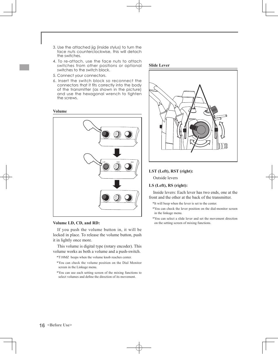 Futaba 18MZ 2.4GHz User Manual | Page 16 / 164