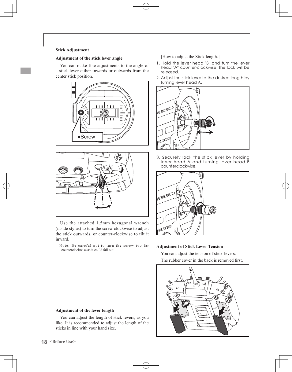 Futaba 18MZ 2.4GHz User Manual | Page 18 / 164