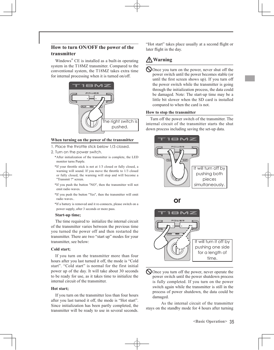 Futaba 18MZ 2.4GHz User Manual | Page 35 / 164