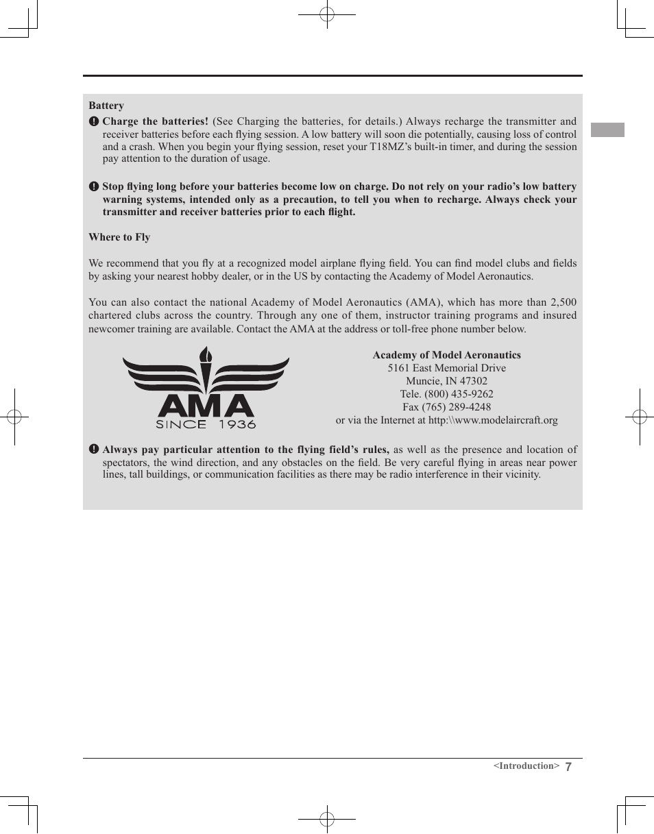 Futaba 18MZ 2.4GHz User Manual | Page 7 / 164