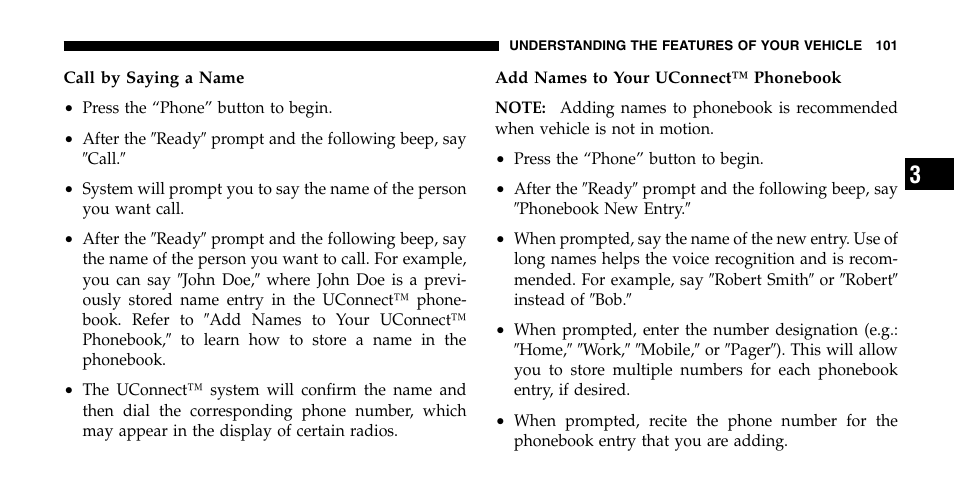 Chrysler 2006 Town and Country User Manual | Page 101 / 496