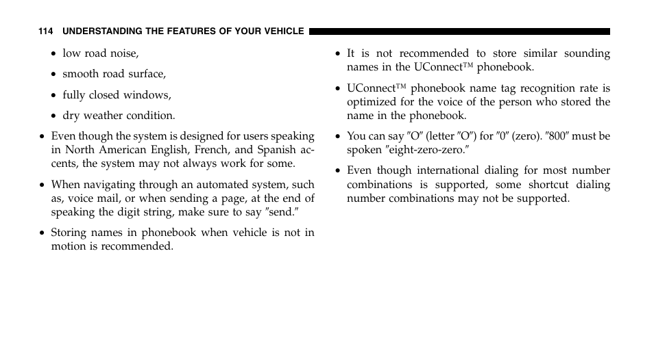 Chrysler 2006 Town and Country User Manual | Page 114 / 496