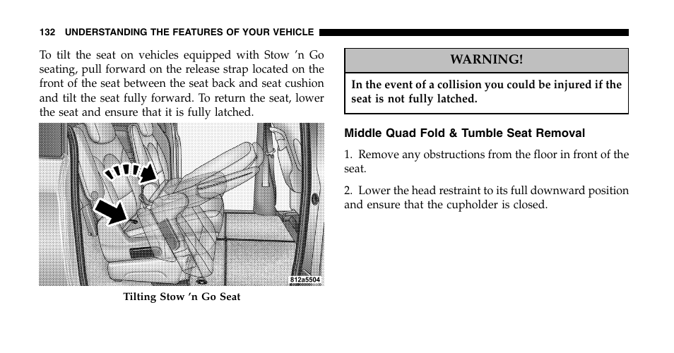 Chrysler 2006 Town and Country User Manual | Page 132 / 496