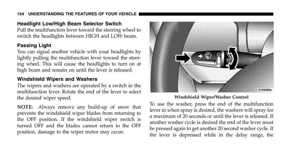 Chrysler 2006 Town and Country User Manual | Page 154 / 496