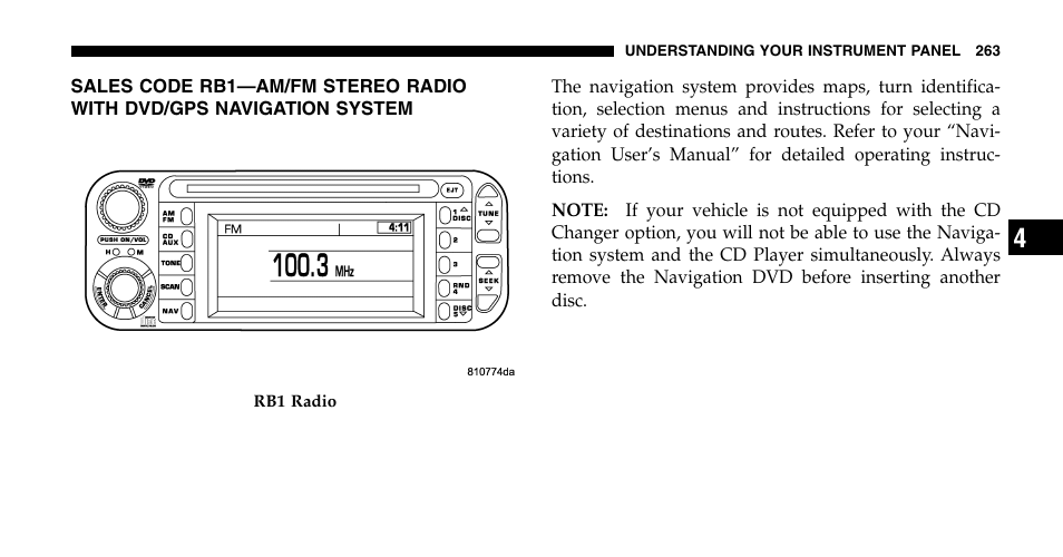 Chrysler 2006 Town and Country User Manual | Page 263 / 496