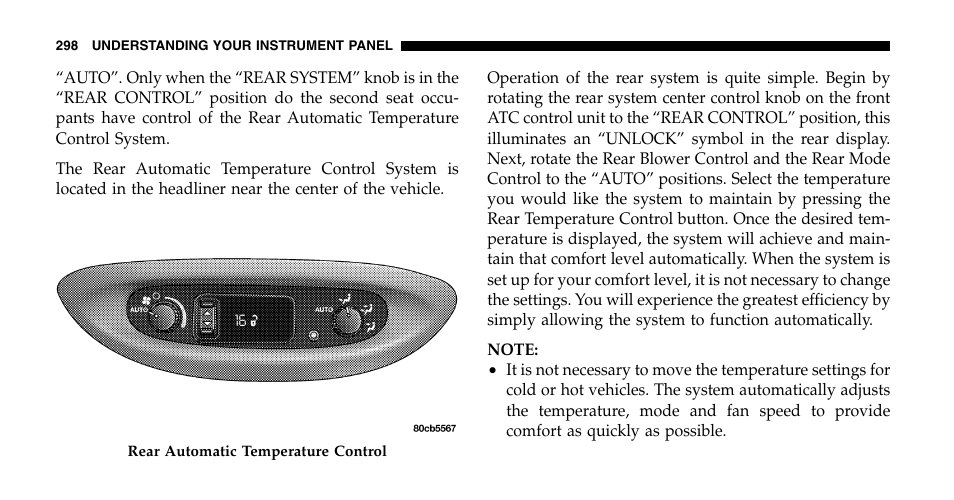 Chrysler 2006 Town and Country User Manual | Page 298 / 496