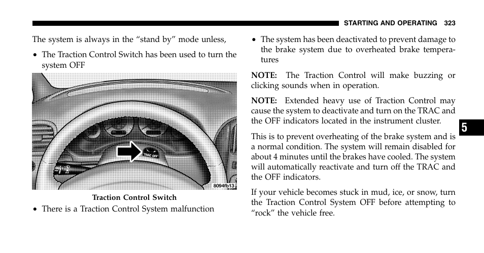 Chrysler 2006 Town and Country User Manual | Page 323 / 496