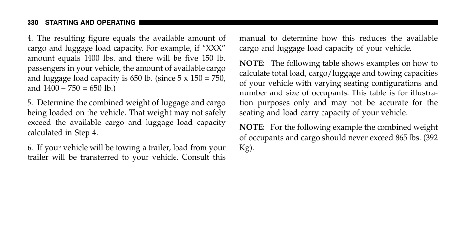 Chrysler 2006 Town and Country User Manual | Page 330 / 496