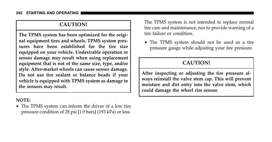 Chrysler 2006 Town and Country User Manual | Page 342 / 496