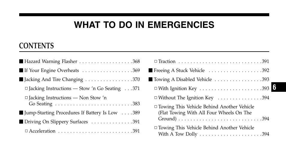 Chrysler 2006 Town and Country User Manual | Page 367 / 496