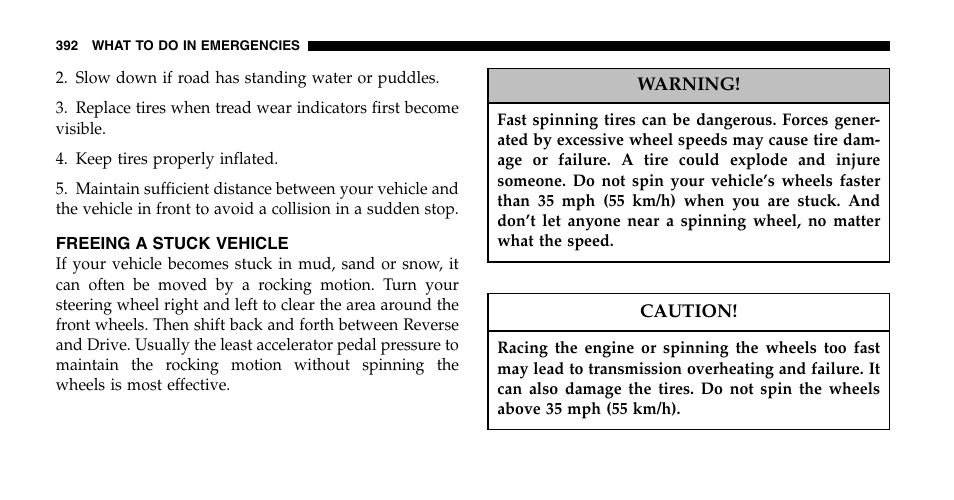 Chrysler 2006 Town and Country User Manual | Page 392 / 496