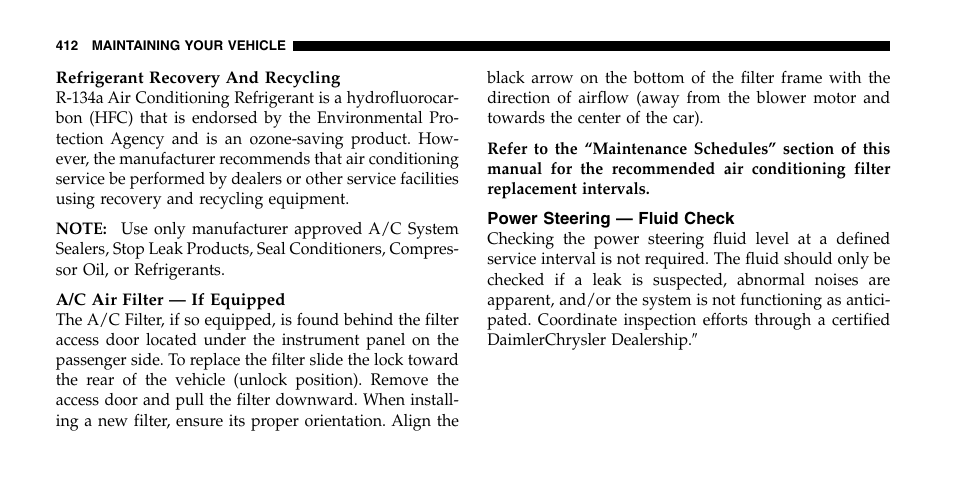 Chrysler 2006 Town and Country User Manual | Page 412 / 496