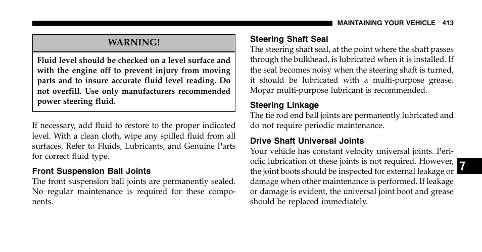 Chrysler 2006 Town and Country User Manual | Page 413 / 496