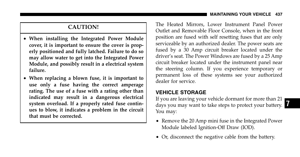 Chrysler 2006 Town and Country User Manual | Page 437 / 496