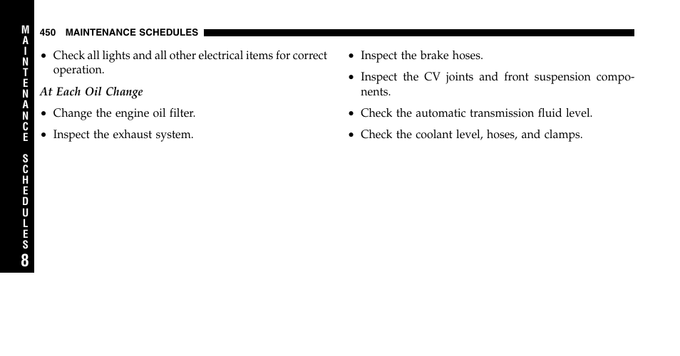 Chrysler 2006 Town and Country User Manual | Page 450 / 496