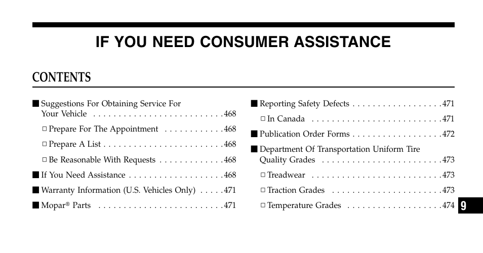 Chrysler 2006 Town and Country User Manual | Page 467 / 496