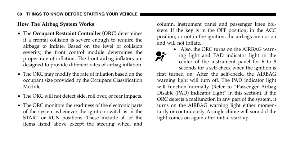 Chrysler 2006 Town and Country User Manual | Page 60 / 496