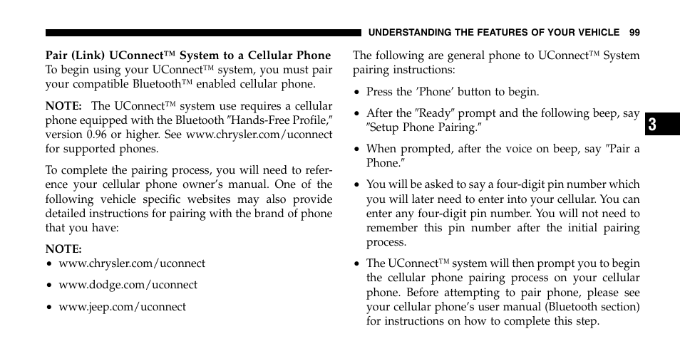 Chrysler 2006 Town and Country User Manual | Page 99 / 496