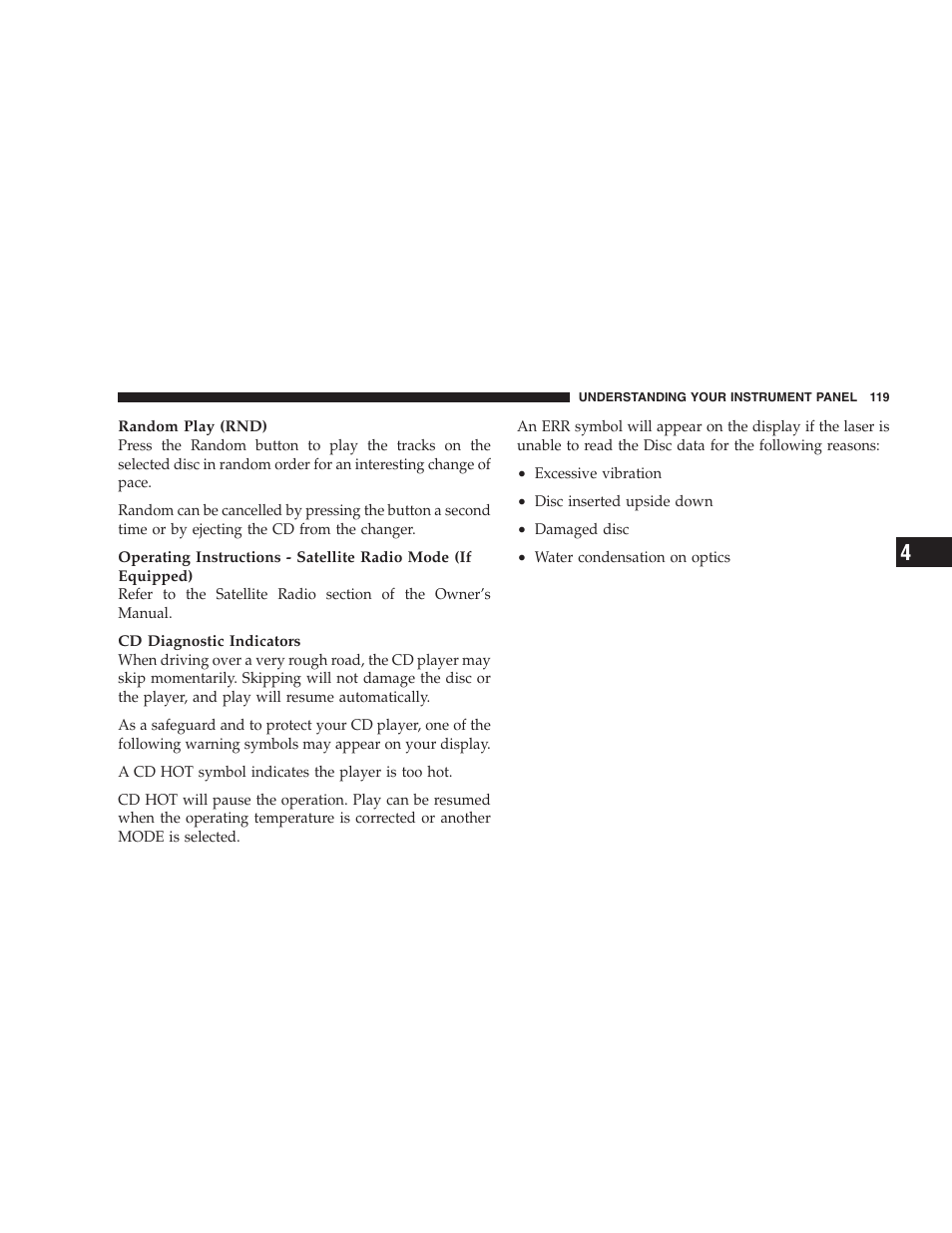 Chrysler 2006 Sebring Convertible User Manual | Page 119 / 302