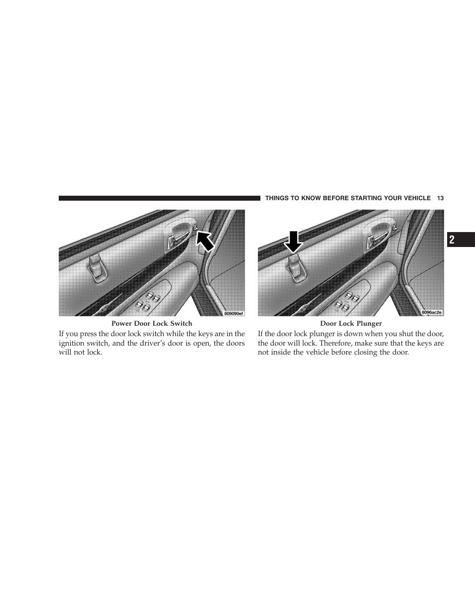 Chrysler 2006 Sebring Convertible User Manual | Page 13 / 302