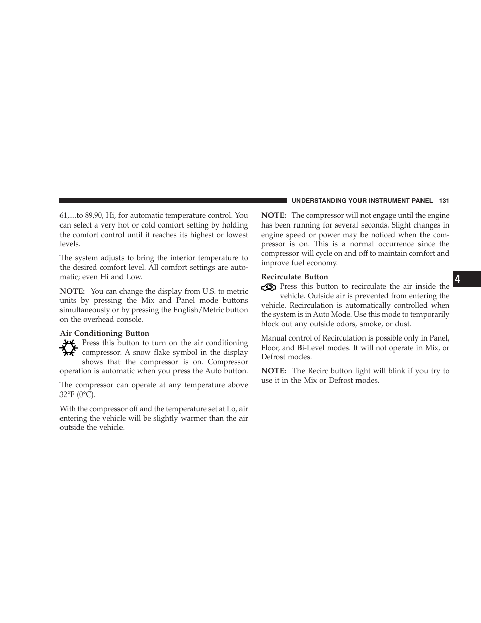 Chrysler 2006 Sebring Convertible User Manual | Page 131 / 302