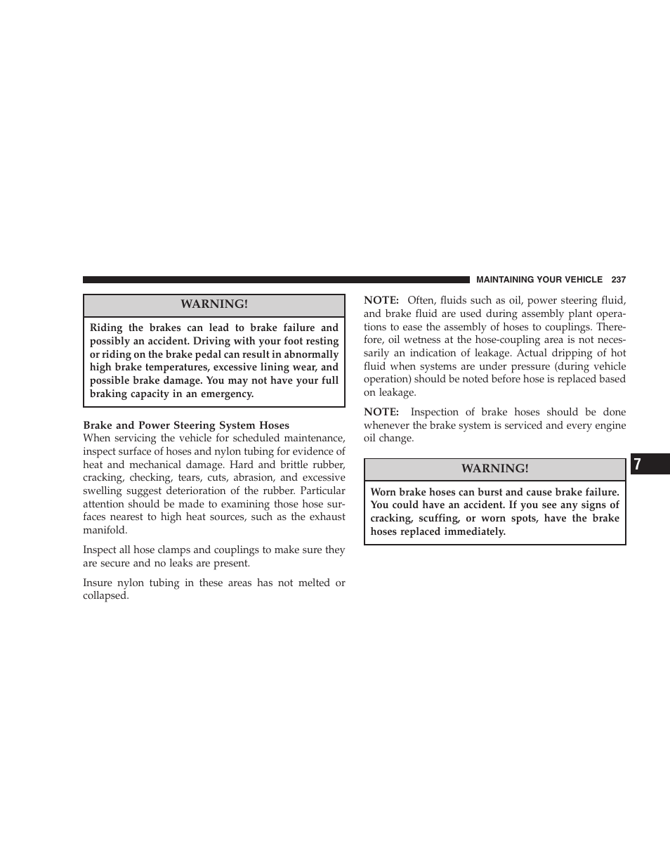 Chrysler 2006 Sebring Convertible User Manual | Page 237 / 302