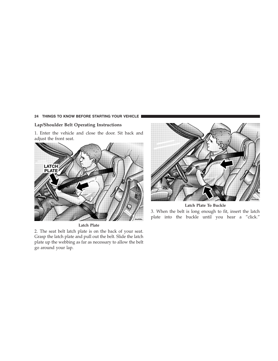 Chrysler 2006 Sebring Convertible User Manual | Page 24 / 302